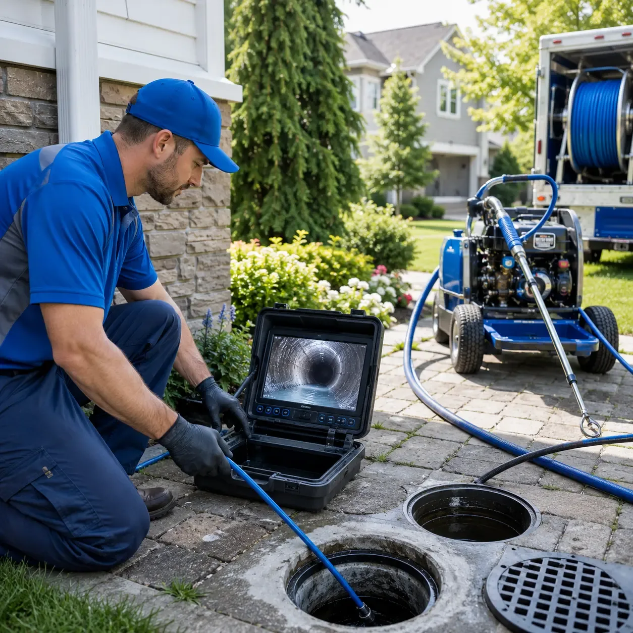 Outdoor drain cleaning professionals serving Wilsons, VA